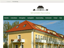 Tablet Screenshot of bl-hausverwaltung.de
